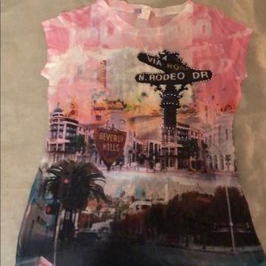 Davida women’s Hollywood shirt Sz L NWT